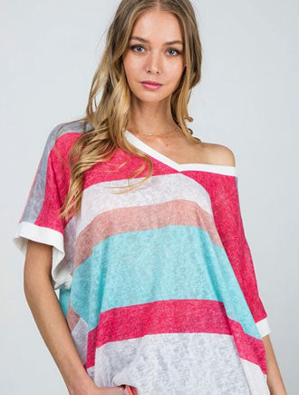 KAYLA COLOR  BLOCK TOP